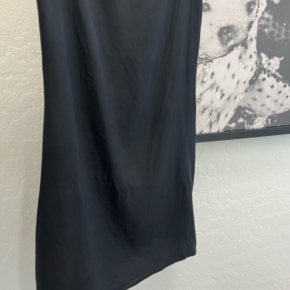 Dian von Furstenberg Silk Black Slip Dress - Picture 2 of 6